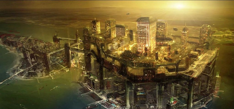 Illustration for article titled Video Games Are The Forefront Of Futuristic City Design